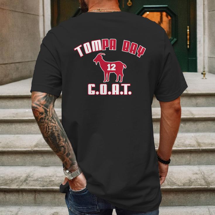 Tampa Bay Florida Football Goat Goat Football Mens Back Print T-shirt Gifts for Men