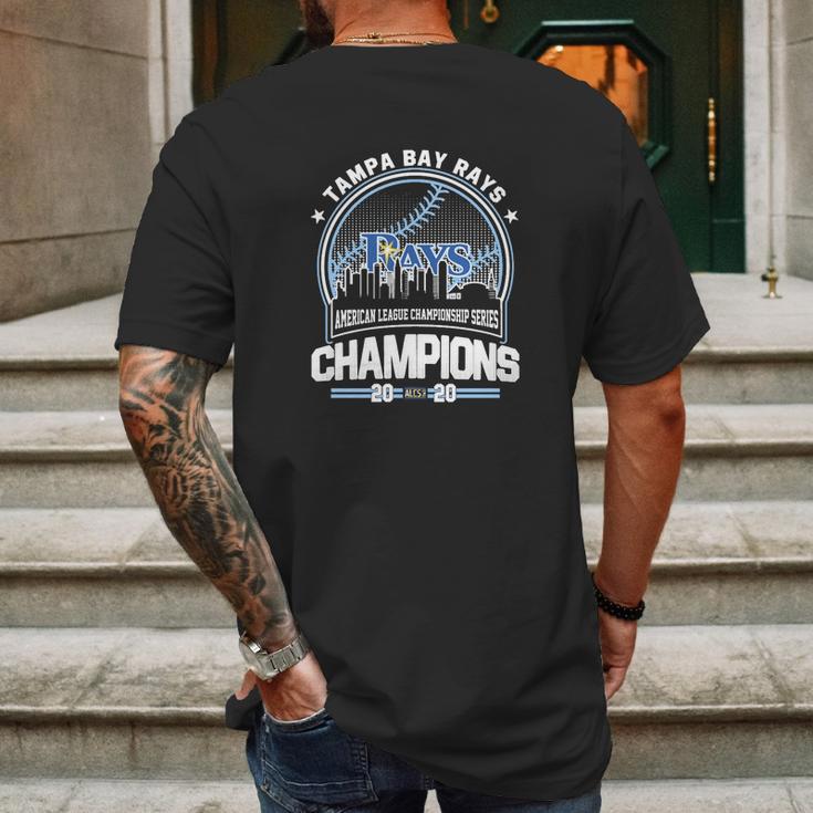 Tampa Bay Rays American League Championship Series Champions 2020 Mens Back Print T-shirt Gifts for Men