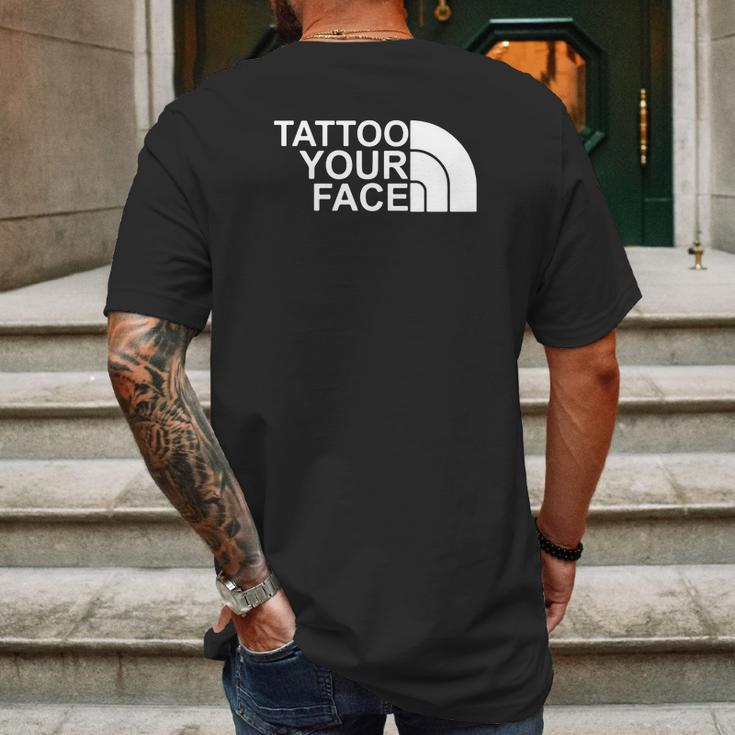 Tattoo Your Face Pullover Hoodie Mens Back Print T-shirt Gifts for Men