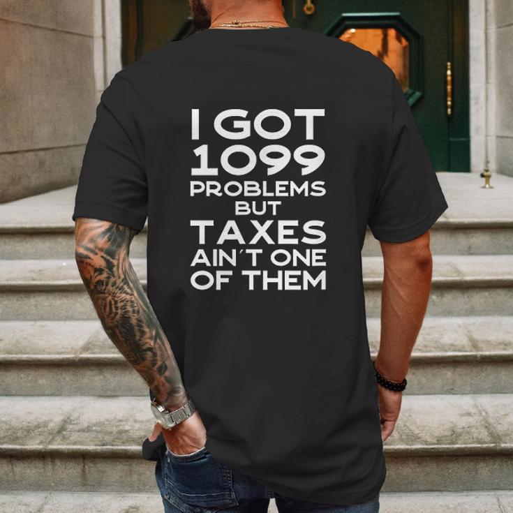 Tax Season Accountant Cpa Tax Preparer Pun Joke Gift Mens Back Print T-shirt Gifts for Men