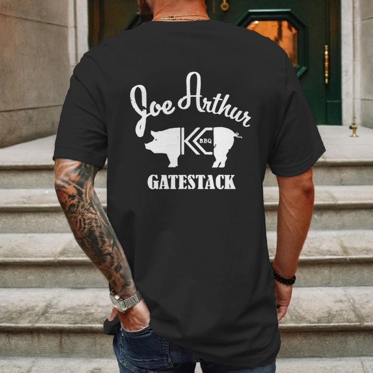 Ted Lasson Bbq Gatestack Mens Back Print T-shirt Gifts for Men