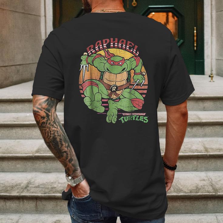 Teenage Mutant Ninja Turtles Raphael Sun Mens Back Print T-shirt Gifts for Men