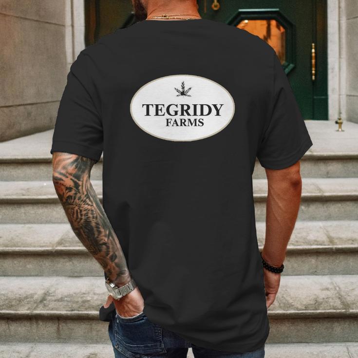 Tegridy Farms Mens Back Print T-shirt Gifts for Men