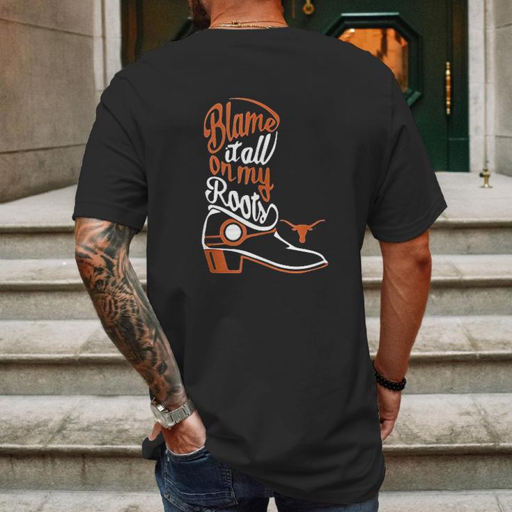 Texas Longhorns Living Roots Graphic Alumni Mens Back Print T-shirt Gifts for Men