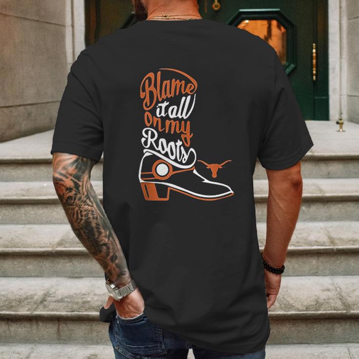 Texas Longhorns Living Roots Mens Back Print T-shirt Gifts for Men