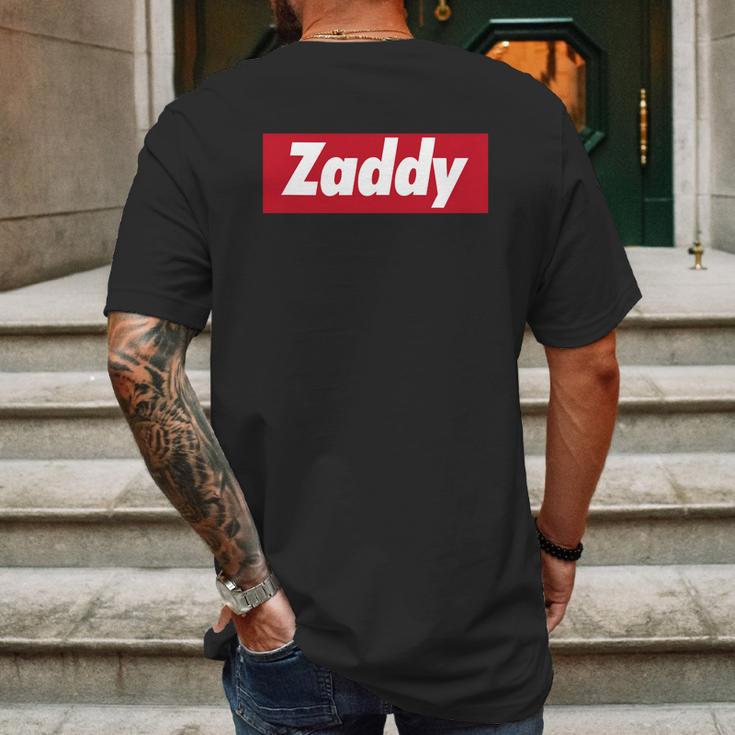 Thot Zaddy Mens Back Print T-shirt Gifts for Men