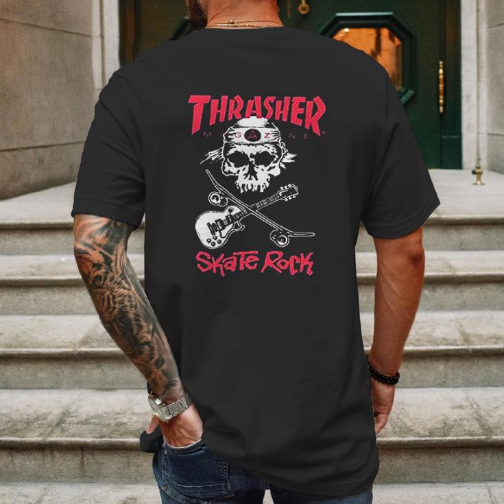 Thrasher Skate Rock Mens Back Print T-shirt Gifts for Men