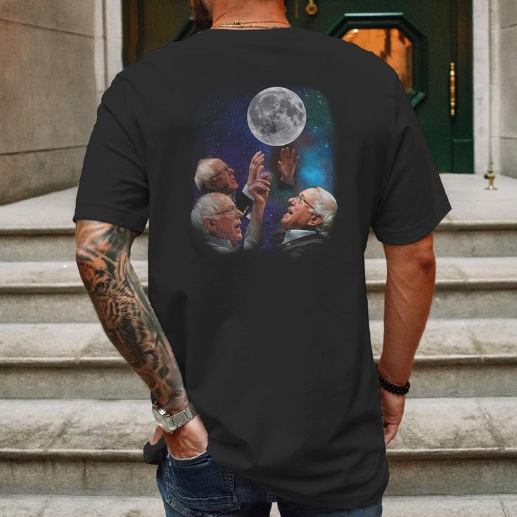 Three Bernie Sanders Moon Tshirt Mens Back Print T-shirt Gifts for Men