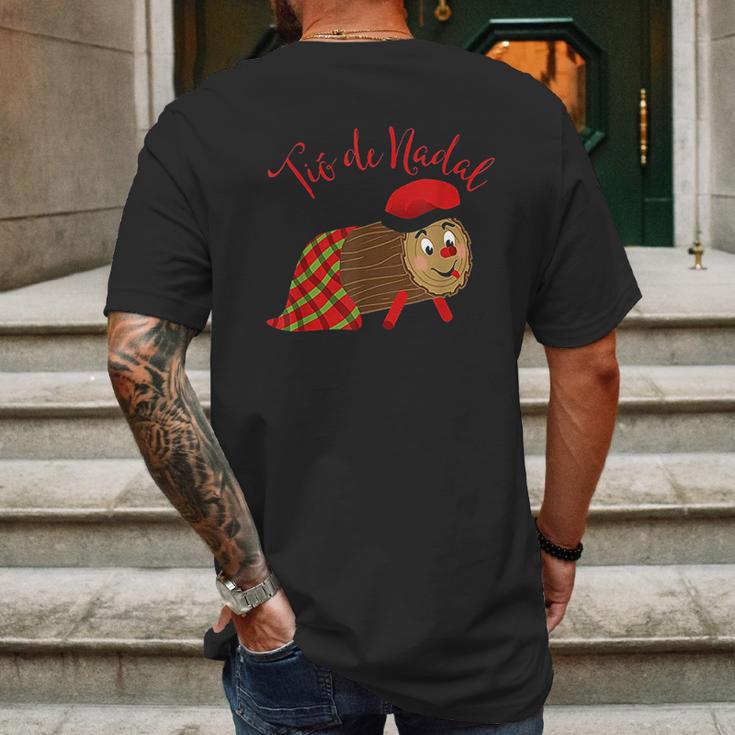 Tio De Nadal Mens Back Print T-shirt Gifts for Men