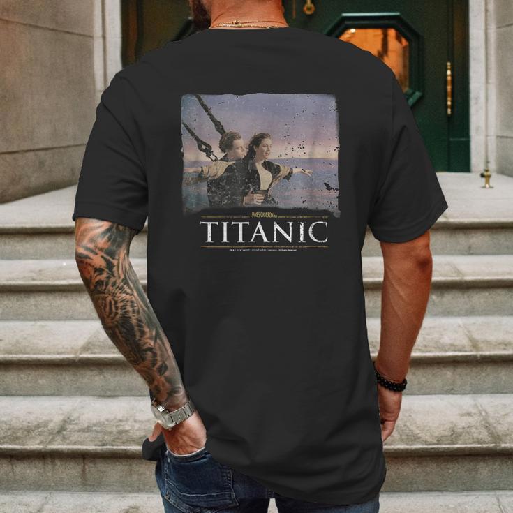 Titanic Vintage King Of The World T-Shirt Mens Back Print T-shirt Gifts for Men