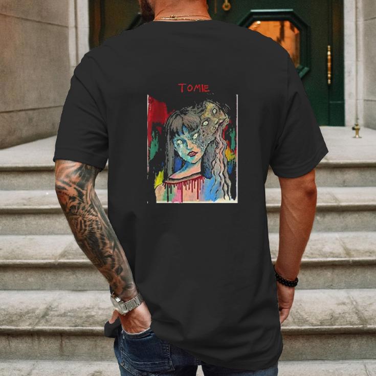 Tomie Junji Ito Halloween Mens Back Print T-shirt Gifts for Men