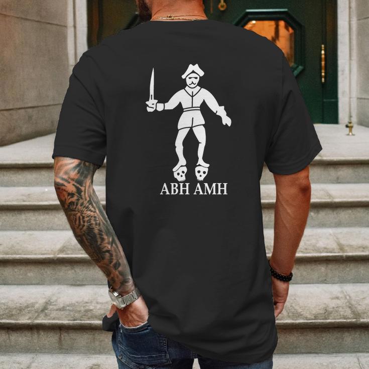 Top Selling - Black Bart Mens W Pirate Tshirt - Mens T-Shirt Mens Back Print T-shirt Gifts for Men