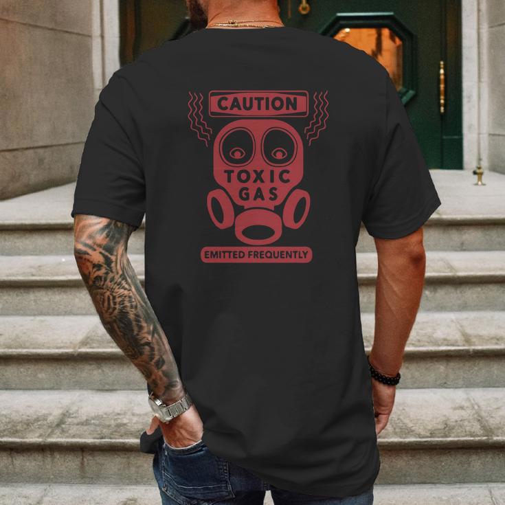 Toxic Gas Mens Back Print T-shirt Gifts for Men