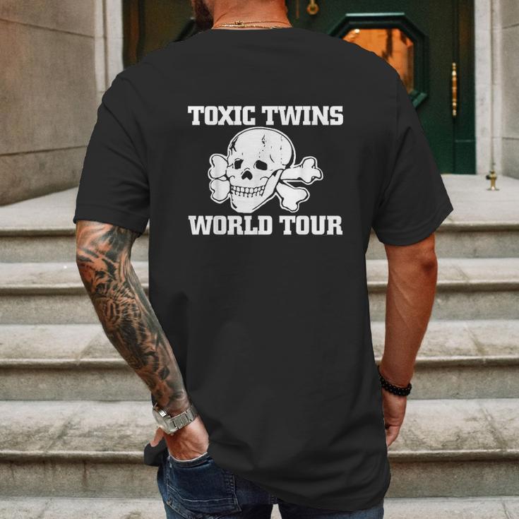 Toxic Twins Tour Mens Back Print T-shirt Gifts for Men