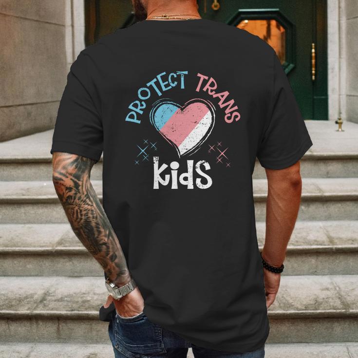 Trans Kids Transgender Flag Lgbt Activism Gift Transgender Gift Graphic Design Printed Casual Daily Basic Mens Back Print T-shirt Gifts for Men