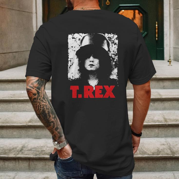 Trex Marc Bolan Pixellated Photo Mens Back Print T-shirt Gifts for Men