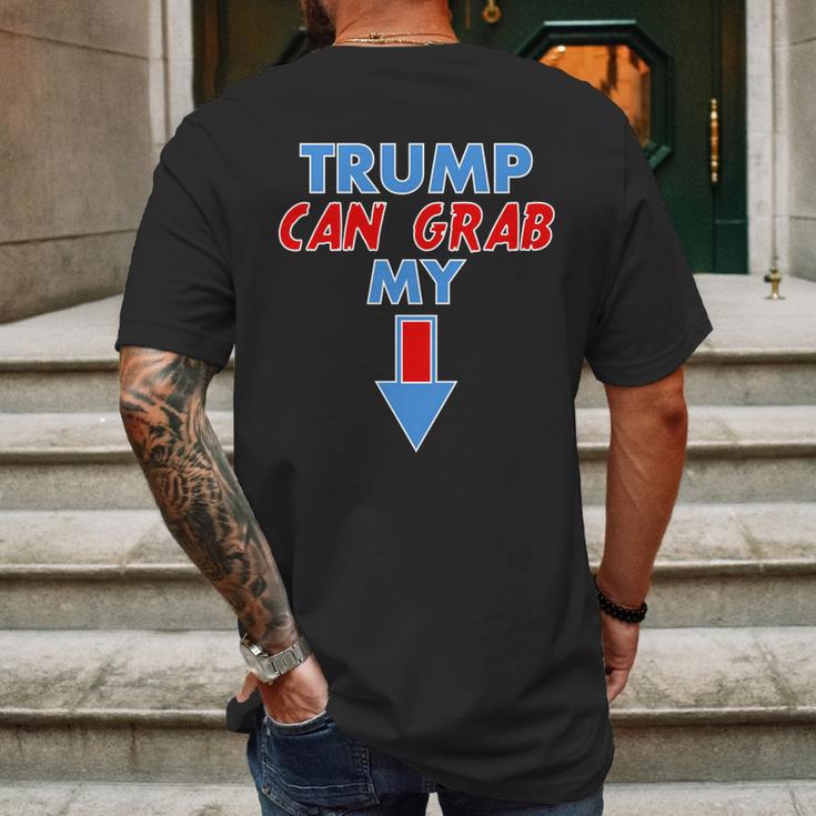 Trump Can Grab My Pussy Arrow 2020 Election Mens Back Print T-shirt Gifts for Men