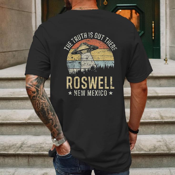 Truth Is Out There Roswell New Mexico Alien Abduction Ufo Mens Back Print T-shirt Gifts for Men