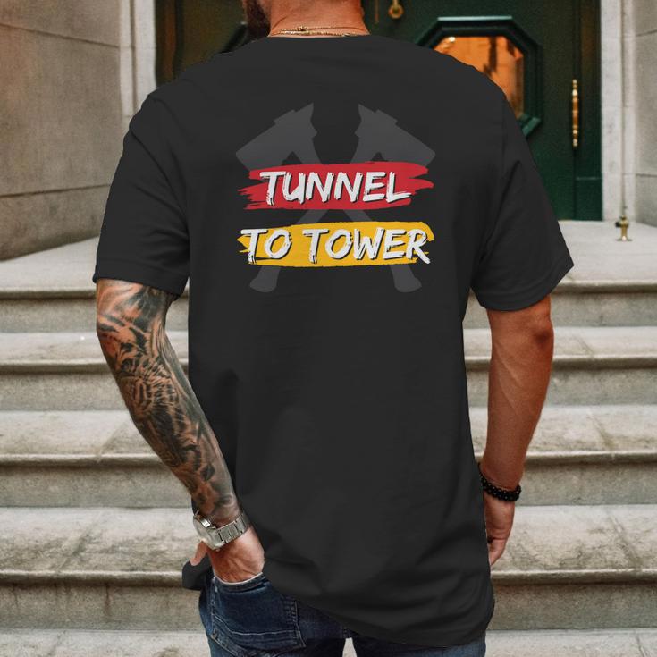 Tunnel To Tower Firefighter Great Graphic Mens Back Print T-shirt Gifts for Men