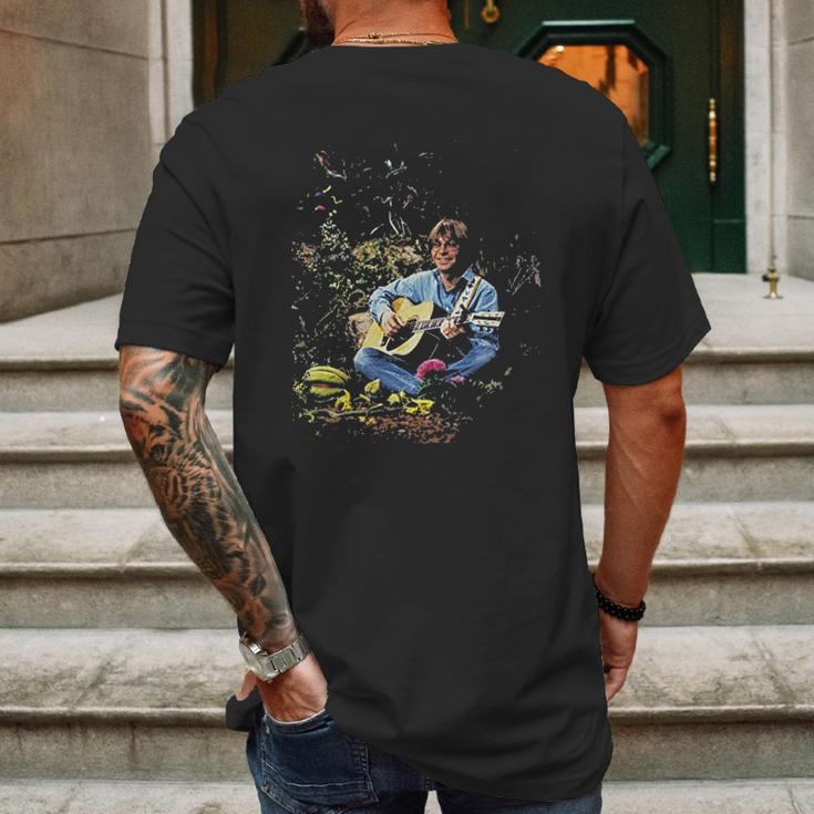 Tv Times John Denver Perfomring On The Muppet Show Mens Back Print T-shirt Gifts for Men