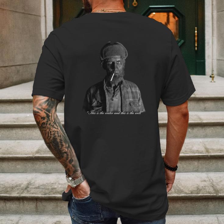 Twin Peaks Woodsman This Is The Water Mens Back Print T-shirt Gifts for Men