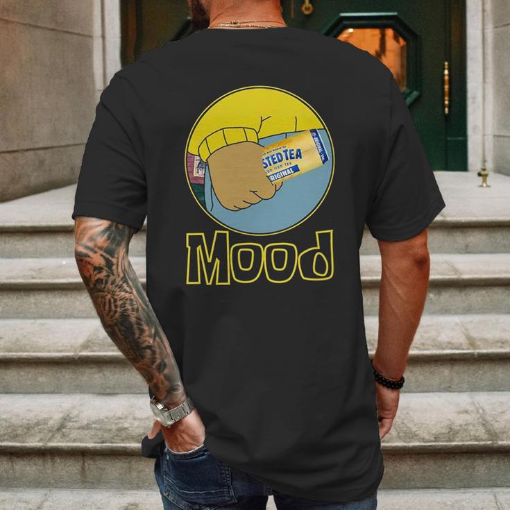 Twisted Tea Mood Graphic Mens Back Print T-shirt Gifts for Men