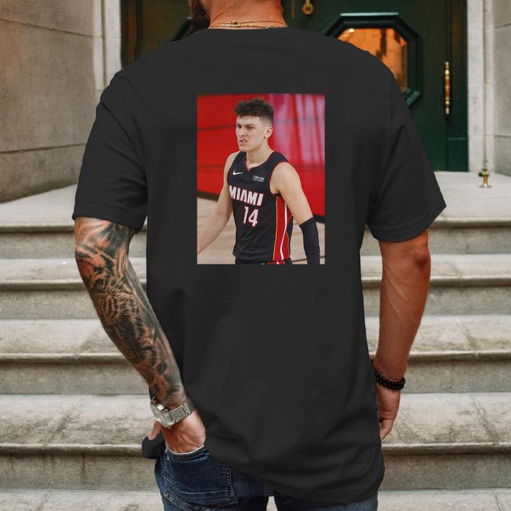 Tyler Herro Snarl Miami Hero Mens Back Print T-shirt Gifts for Men