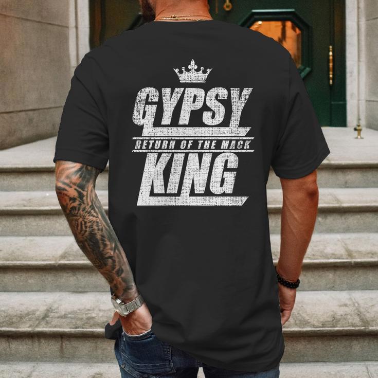 Tyson Fury Gypsy King District Logo Mens Back Print T-shirt Gifts for Men