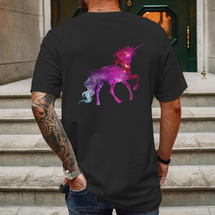 Unicorn Galaxy Squad Girls Funny Galactic Space Gift Mens Back Print T-shirt Gifts for Men