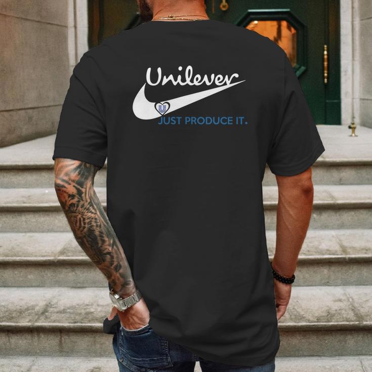 Unilever Produce Mens Back Print T-shirt Gifts for Men