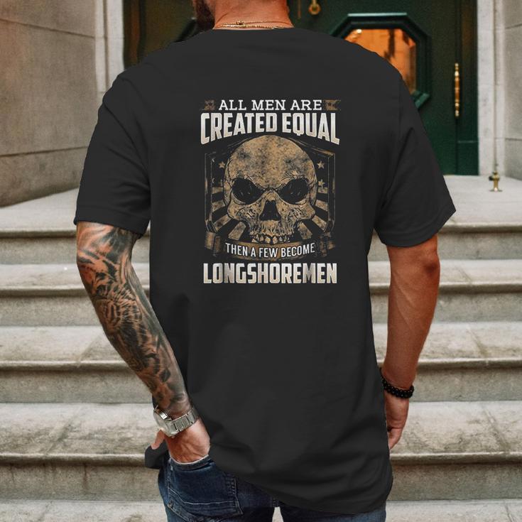 Union Longshoremen Mens Back Print T-shirt Gifts for Men