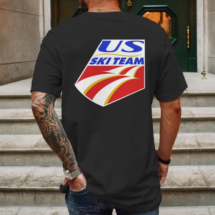 Us Ski Team Mens Back Print T-shirt Gifts for Men