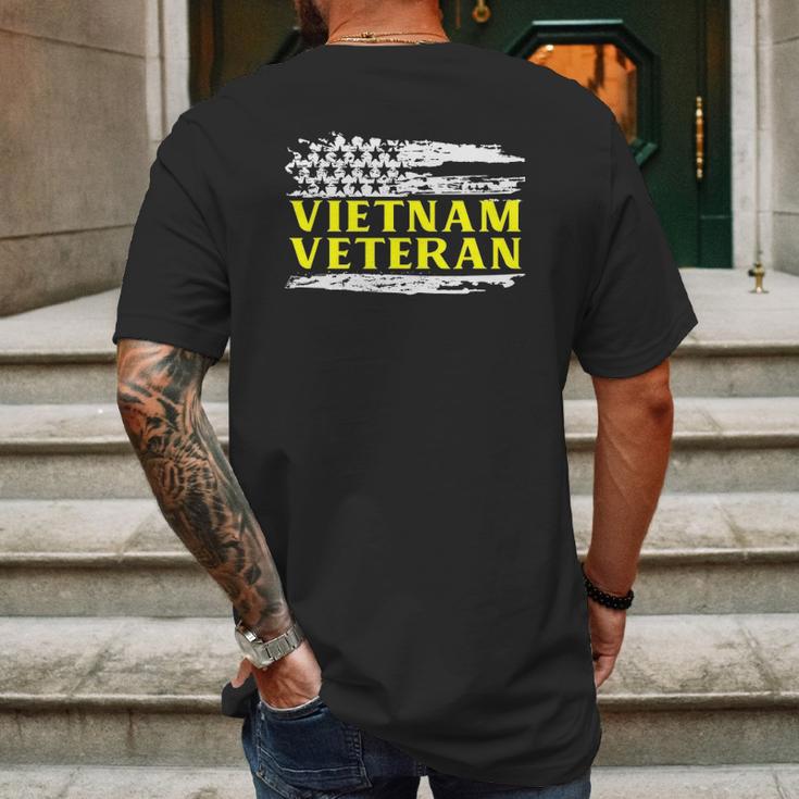 Usa Pride Patriotic Soldier Gift Vietnam Veteran Mens Back Print T-shirt Gifts for Men