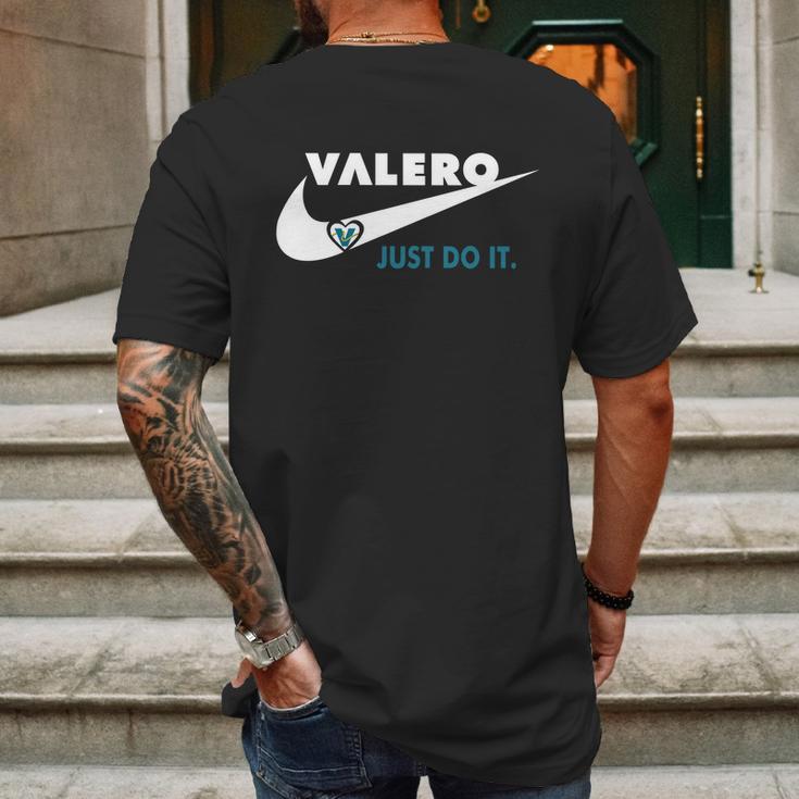 Valero Com Mens Back Print T-shirt Gifts for Men