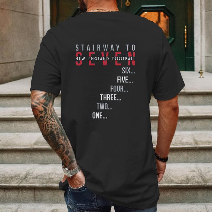 Vibeink New England Stairway To Seven Classic Mens Back Print T-shirt Gifts for Men