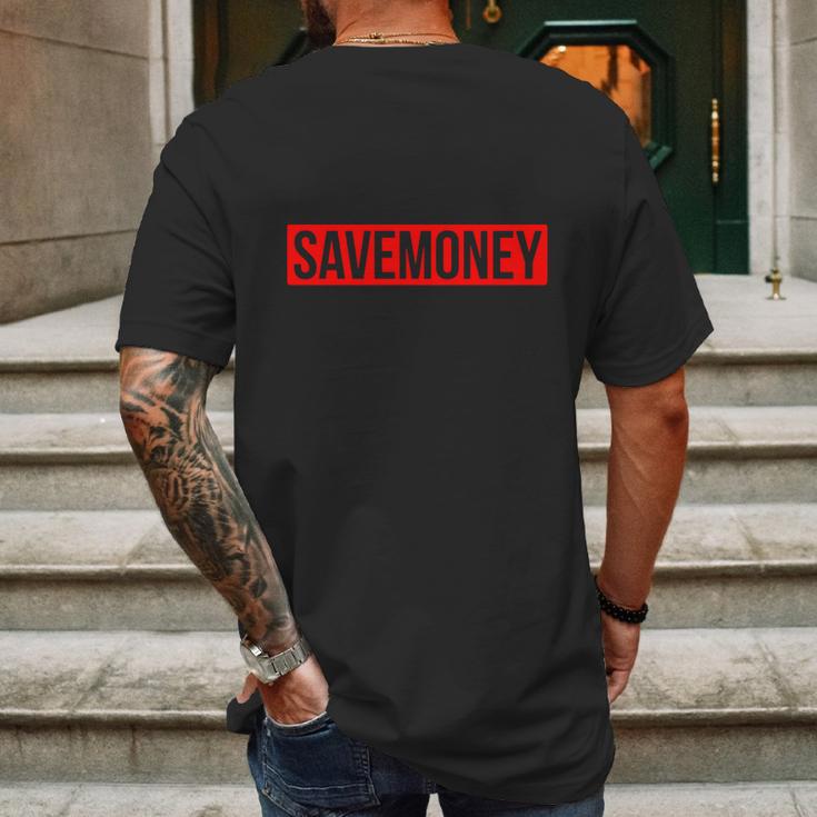 Vic Mensa Save Money Mens Back Print T-shirt Gifts for Men