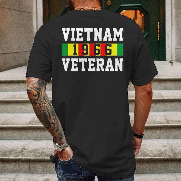 Vietnam 1966 Veteran Mens Back Print T-shirt Gifts for Men