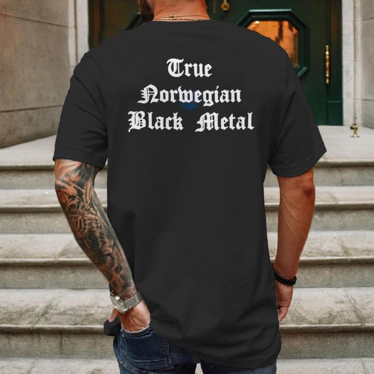 Vintage Darkthrone Style Black Metal Death Immortal Mayhem Mens Back Print T-shirt Gifts for Men