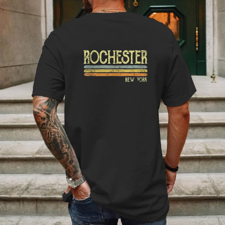 Vintage Rochester New York Ny Mens Back Print T-shirt Gifts for Men