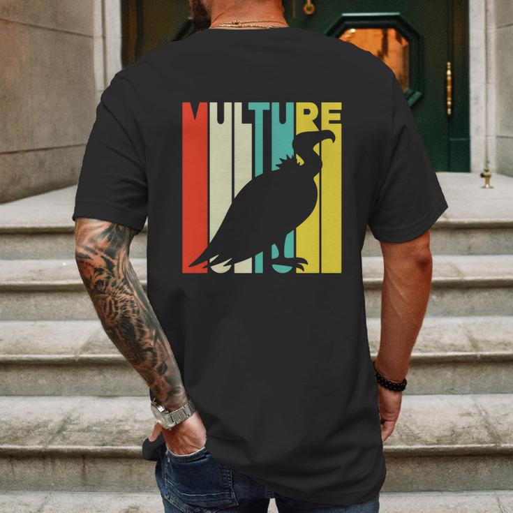 Vintage Style Vulture Silhouette T-Shirt Mens Back Print T-shirt Gifts for Men