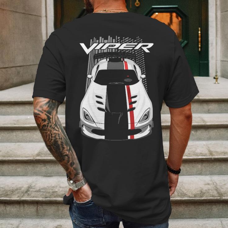 Viper Acr 5Th Generation White And Black Mens Back Print T-shirt Gifts for Men