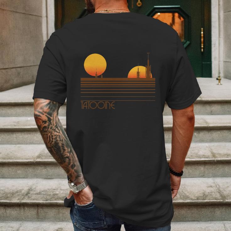 Visit Tatooine Shirt Mens Back Print T-shirt Gifts for Men