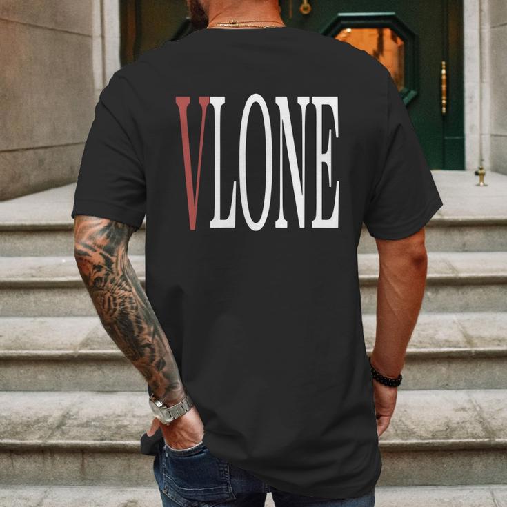 Vlone In White Hoodies Mens Back Print T-shirt Gifts for Men