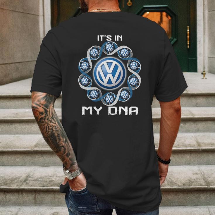 Volkswagen My Dna Mens Back Print T-shirt Gifts for Men