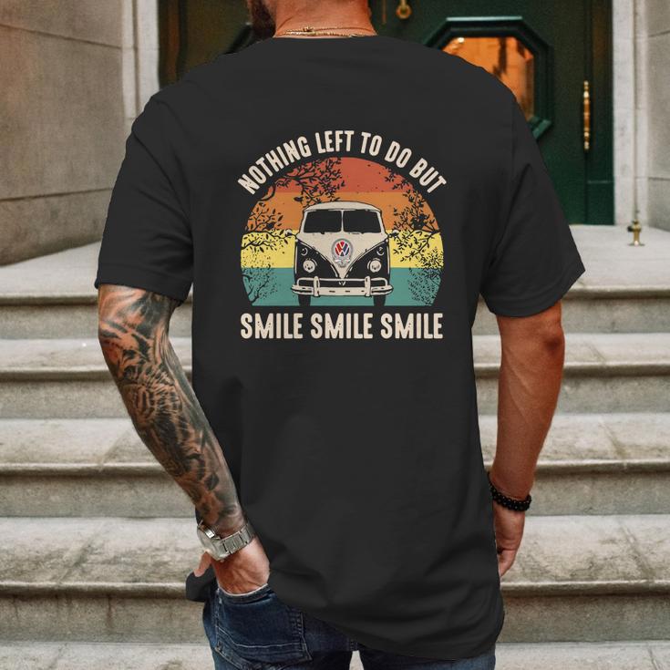 Volkswagen Nothing Left To Do But Smile Smile Smile Mens Back Print T-shirt Gifts for Men