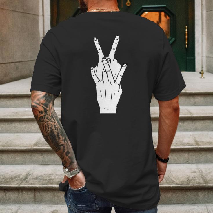 Vw Hand Mens Back Print T-shirt Gifts for Men