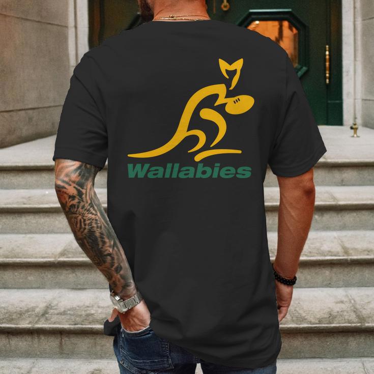 Wallabies Mens Back Print T-shirt Gifts for Men