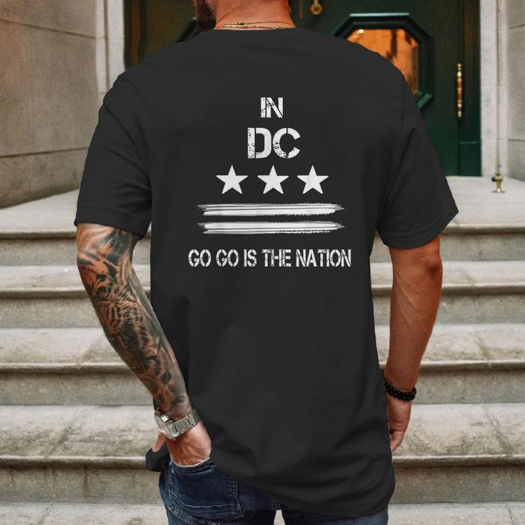 In Washington Dc Go Go Is The Nation Music Mens Back Print T-shirt Gifts for Men