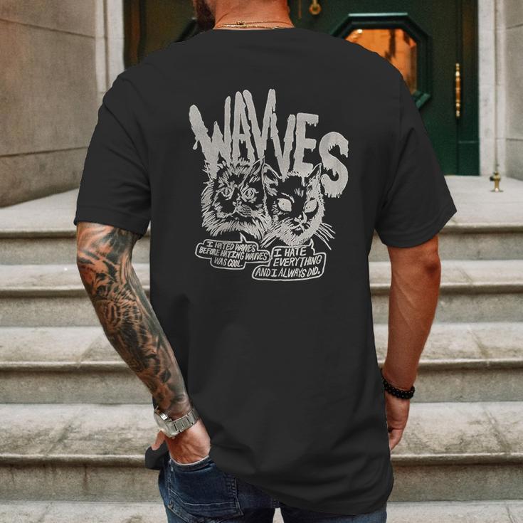 Wavves Mens Back Print T-shirt Gifts for Men