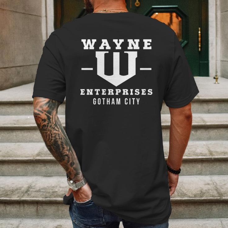 Wayne Enterprise Mens Back Print T-shirt Gifts for Men